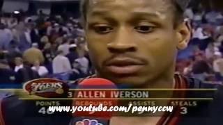 The Longest and the BEST Allen Iverson Video ever!! *AI 17 40pt+ Games HIGHLIGHTS 2001