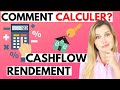 Immobilier : Comment CALCULER les RENDEMENTS et CASHFLOW? (mes conseils d'optimisation)