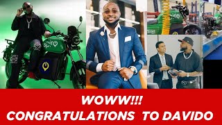 WOWWW! BIG CONGRATULATIONS TO DAVIDO, HE HAS DONE IT AND THIS IS HUGE🤝🥂👌