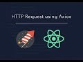 HTTP Requests in React with Axios | React tutorial for beginners