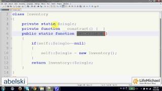 The Singleton Design Pattern in PHP