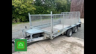 IFOR WILLIAMS GX126 12X6 PLANT TRAILER SOLD BY www.catlowdycarriages.com