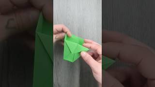 Origami easy paper rubbish trash bin with Ski #origami #easyorigami #paper #trashcan  #howto #diy