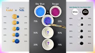 “Creative Color Mixing Hacks! 🎨 | Perfect Shades for Your Walls and Art