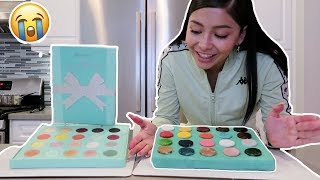 BAKING MY PALETTE INTO A CAKE *fail*
