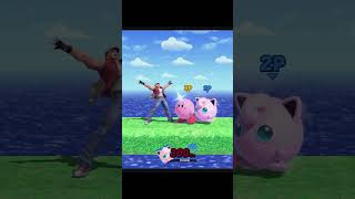 プリンちゃん！あぶなーい！テリーの必殺技をよけれたのに…！【スマブラSP】#スマブラsp #検証 #きほんはまる