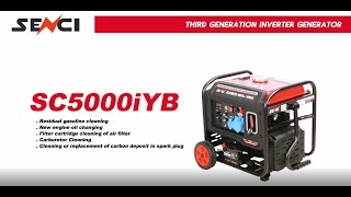 Senci | Third Generation Inverter Generator SC5000iYB Maintenance Tips