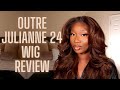 Outre Perfect Hairline | Synthetic Lace Wig | Julianne 24 | ft Divatress | Tan Dotson