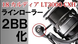 【18カルディア LT3000-CXH】ラインローラー2BB化の方法