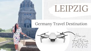 We Almost Lost our Drone in Leipzig | Leipzig Travel Vlog | Day Trip From Berlin