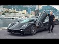 NEW Billionaire Customer PAGANI UTOPIA Full Carbon arrives to Monaco!!