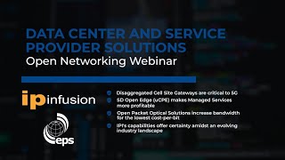 Data Center and Service Provider Solutions Webinar with IP Infusion