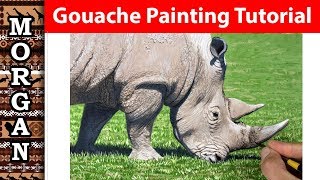 Gouache Animal Painting for Beginners, Jason Morgan wildlife art