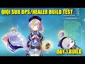 New Qiqi Ocean-Hued Clam Set Build (Day 1 Test) | Decent Sub DPS + Massive Heals?