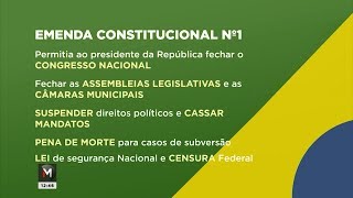 EMENDA CONSTITUCIONAL Nº1: EMENDA OU CONSTITUIÇÃO? - Jornal Minas