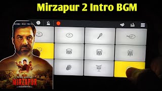 Mirzapur 2 | Intro BGM  | Easy Mobile Piano Cover Walkband |Mass BGM