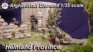 1/35 Afghanistan Diorama (Realistic Scenery)  - Hell in Helmand