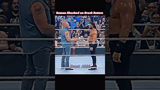 Roman Reigns Shocked 😲 on Brock Lesnar Return | Brock Beat Jey Uso & Jimmy Uso #shorts
