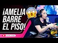 AMELIA BARRE EL PISO CON VARIAS COMPAÑERAS DEL MEDIO