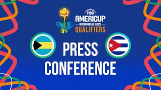 Bahamas v Cuba - Press Conference | FIBA AmeriCup 2025 Qualifiers