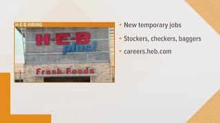 H-E-B hiring for temporary jobs