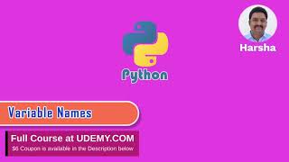 #10 Variable Names | Python Tutorial for Beginners