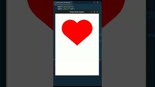50 - Creating a Heart Animation with Turtle: Spread Love with Python. #coding #python #programming