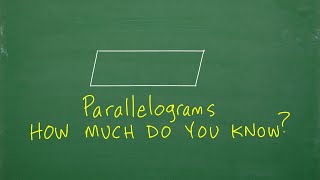 Parallelograms – Learn Basic Geometry