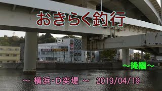 【#横浜・#Ｄ突堤】#おきらく釣行【2019/04/19後】