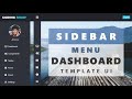 Sidebar Menu Dashboard Template UI | Side Navigation Bar - Only Using CSS and HTML