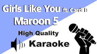 🔴🎤Maroon 5 - Girls Like You ft. Cardi B | Instrumental/Karaoke Universe HD🎤🔴