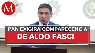 Dirigencia estatal del PAN solicita comparecencia de Aldo Fasci ante el congreso