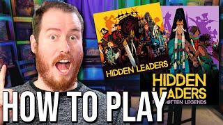How to Play Hidden Leaders: Forgotten Legends! Kickstarter Preview!