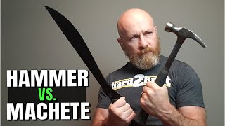 Which is Better for Self Defense? Hammer vs. Machete | Sneak Peek at Hammer Grappling Techniques