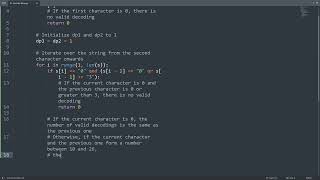 Leetcode 91. Decode Ways in Python | Python Leetcode | Python Coding Tutorial | Python Coding ASMR