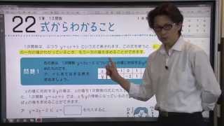 【解説授業】中2数学をひとつひとつわかりやすく。22 式からわかること