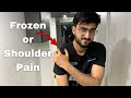 Frozen shoulder excercises & stretches