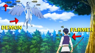 Dying Cancer Boy Reincarnated as Level 1 Farmer With God’s Spear And Got a Harem | Anime Recap