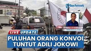 Tuntut Adili Jokowi, Puluhan Orang Konvoi Lewat Sekitar Kediaman Sumber Solo