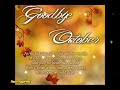 goodbye october greetings quotes sms wishes saying e card wallpapers goodbye ocyoberwhatsapp video