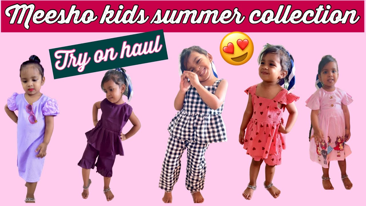 Meesho Kids Summer Collection Meesho Haul Affordable Sets Unboxing