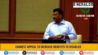 Earnest Appeal to increase benefits to disabled