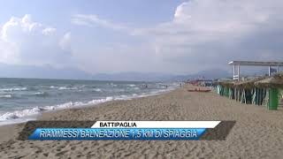 BATTIPAGLIA, RIAMMESSI BALNEAZIONE 1,5 KM DI SPIAGGIA