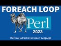 Perl - Foreach Loop 2023