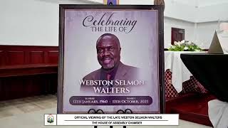 Selmon Walters | Viewing at the Parliament Building Calliaqua