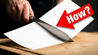 How Does a Sharp Knife🔪Cut Things?