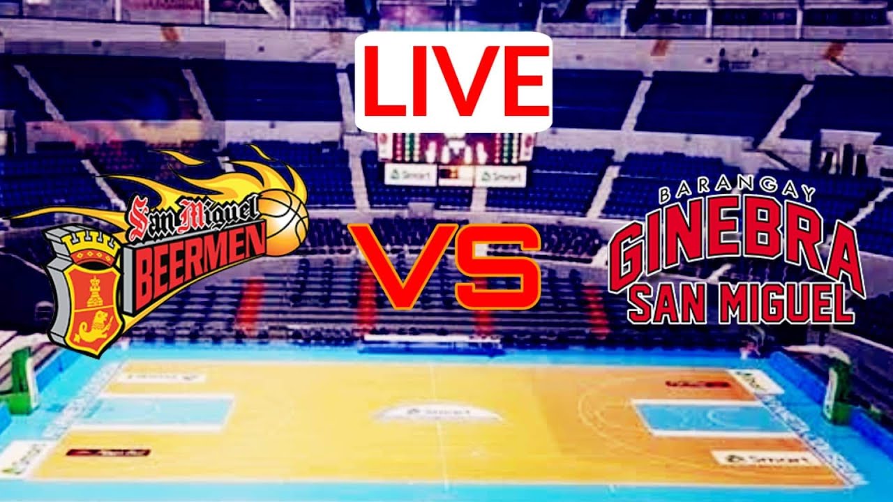 SAN MIGUEL Vs GINEBRA Live Scoreboard 2022 PBA Commissioner's Cup - YouTube