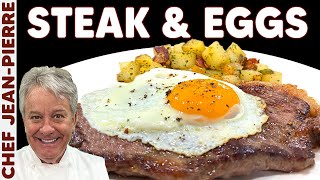 Steak & Eggs my GO TO Breakfast | Chef Jean-Pierre