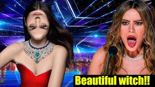 Beautiful witch talent shocks the judges wins the Golden Buzzer on America's Got Talent 2024