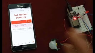 (Demo) ESP32 IoT Motion detection web server and email altert
